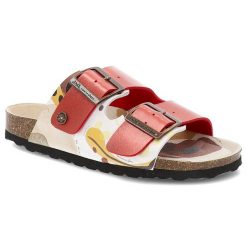 Czerwone Klapki Anekke Modne Obuwie Damskie. Czerwone klapki damskie Anekke, na lato, bez wzorów, bez obcasa, bez zapięcia. Za 259.00 zł.