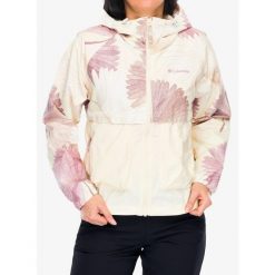 Kurtka wiatrówka damska Columbia Spire Valley Printed Windbreaker. Brązowe kurtki sportowe damskie Columbia, bez wzorów, z softshellu, bez ramiączek, bez kaptura, trekkingowe. Za 198.99 zł.