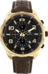 Zegarek Perfect ZEGAREK MĘSKI PERFECT CH05L - CHRONOGRAF (zp353h) + BOX. Zegarki męskie Perfect, bez wzorów. Za 148.49 zł.