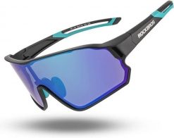Okulary sportowe polaryzacyjne ROCKBROS. Brązowe okulary przeciwsłoneczne damskie ROCKBROS. Za 125.00 zł.
