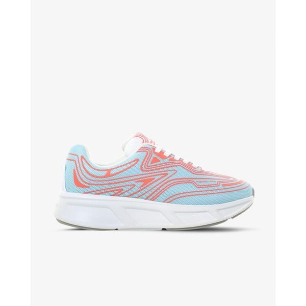 Fessura Runflex 01 — buty unisex, biały/smoke/water/coral blue, roz. EU 39. Czerwone obuwie sportowe damskie FESSURA, bez wzorów, bez zapięcia. Za 344.99 zł.