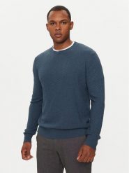 Sisley Sweter 1041S103O Niebieski Regular Fit. Niebieskie swetry męskie Sisley, m, bez wzorów, z syntetyku, bez kołnierzyka, bez ramiączek. Za 139.99 zł.