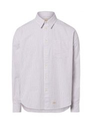 BLKVIS koszula casual Mężczyźni Regular Fit Bawełna brązowy|biały, L. Białe koszule męskie BLKVIS, l, bez wzorów, z bawełny, casualowe, bez kołnierzyka, bez ramiączek. Za 169.95 zł.
