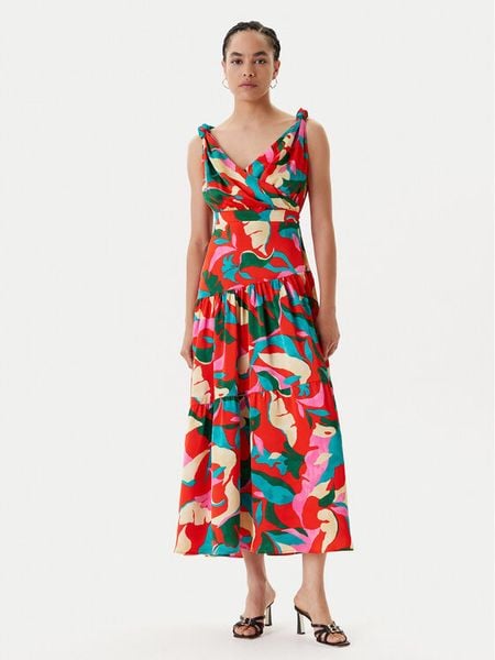 Morgan Sukienka letnia 251-RBY.F Kolorowy Straight Fit. Sukienki damskie Morgan, na lato, bez wzorów, z syntetyku, bez kołnierzyka, bez ramiączek. Za 359.99 zł.