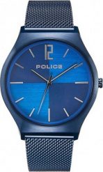 Zegarek Police Zegarek męski Police PL.15918JSBL-03MM niebieski. Niebieskie zegarki męskie Police, bez wzorów. Za 542.00 zł.