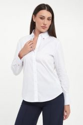 Koszula damska popelinowa Barbara2 JOOP!. Koszule damskie JOOP!, s, bez wzorów, bez kołnierzyka, bez ramiączek. Za 599.00 zł.