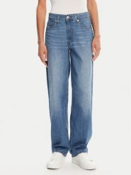 Levi's® Jeansy Dad A3494-0057 Niebieski Baggy Fit. Niebieskie jeansy damskie bez wzorów, z bawełny. Za 279.99 zł.