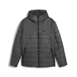 Męska kurtka wyściełana Essentials z kapturem PUMA Dusky Gray. Szare kurtki męskie Puma, m, bez wzorów, z puchu, eleganckie, z kapturem. Za 399.00 zł.