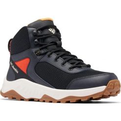 Buty turystyczne męskie Columbia Trailstorm Ascend WP Mid. Czarne buty zimowe męskie Columbia, bez wzorów, bez obcasa, bez zapięcia. Za 303.99 zł.