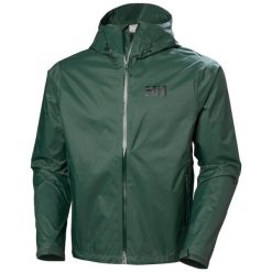 Kurtka narciarska Helly Hansen Loke Terra. Zielone kurtki sportowe męskie Helly Hansen, m, bez wzorów, bez kaptura, narciarskie. Za 558.25 zł.