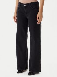 Guess Jeansy W5BA2K D0981 Niebieski Baggy Fit. Niebieskie jeansy damskie Guess, z aplikacjami, z bawełny. Za 469.99 zł.