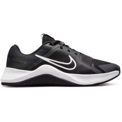 Obuwie Sportowe Damskie Nike Mc Trainer 2 Czarny. Czarne obuwie sportowe damskie Nike, bez wzorów, z gumy, bez zapięcia, na fitness i siłownię. Za 281.60 zł.