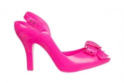 Sandały Melissa Lady Dragon Hot Ad Pink 010471, Różowy, Guma - 38. Czerwone sandały damskie Melissa, bez wzorów, z gumy, bez obcasa, na obcasie, bez zapięcia. W wyprzedaży za 449.10 zł.