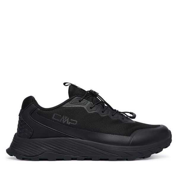 Trekkingi CMP. Czarne buty zimowe męskie CMP, bez wzorów, bez obcasa, bez zapięcia. Za 369.99 zł.