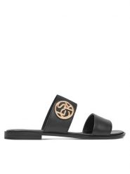 Lasocki Klapki WI23-AGA-11 Czarny. Czarne klapki damskie Lasocki, bez wzorów, ze skóry, bez obcasa, bez zapięcia. Za 149.99 zł.