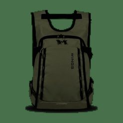 Wings Plecak Podróżny Rook Dark Green. Zielone plecaki męskie Wings, bez wzorów, z gumy. Za 169.90 zł.