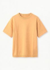 Cienki sweter z czystej bawełny organicznej. Brązowe swetry nierozpinane damskie bonprix, bez wzorów, z bawełny, klasyczne, bez kołnierzyka, bez ramiączek. Za 99.99 zł.