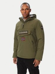 Napapijri Kurtka anorak Rainforest Pocket 2 NP0A4GMD Khaki Regular Fit. Brązowe kurtki męskie Napapijri, m, bez wzorów, z syntetyku, bez kaptura. Za 1,149.00 zł.