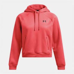 Bluza damska Under Armour Pro Fleece Hoodie. Czerwone bluzy damskie Under Armour, m, bez wzorów, bez ramiączek, bez kaptura. Za 209.99 zł.