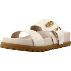 Sandały LIU-JO SA6109 EX068 Biały. Białe sandały damskie Liu Jo, bez wzorów, z syntetyku, bez obcasa, bez zapięcia. Za 395.35 zł.