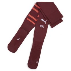 Męskie skarpety RB Leipzig 24/25 z grafiką PUMA Dark Jasper Active Red. Czerwone skarpety męskie Puma, bez wzorów. Za 99.00 zł.