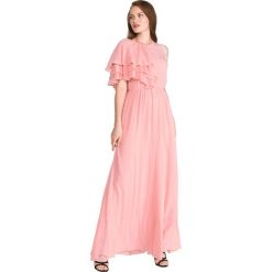 Pinko Soia Sukienka Beżowy. Brązowe sukienki damskie Pinko, m, z aplikacjami, z bawełny, bez kołnierzyka, bez ramiączek. Za 2,911.95 zł.