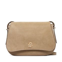 Torebka BOSS. Brązowe listonoszki damskie Boss, bez wzorów, bez dodatków. Za 1,489.00 zł.