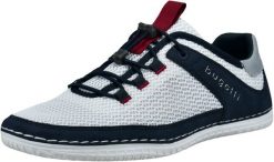 Bugatti Bugatti męskie buty sportowe 325AFF126950-2041 white/dark blue 46. Białe buty sportowe męskie Bugatti, bez wzorów, bez zapięcia. Za 349.99 zł.