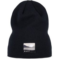 Czapka BUFF KNITTED BEANIE LILON LONG. Czarne czapki damskie Buff, bez wzorów, z materiału, eleganckie. Za 119.90 zł.