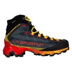 Buty trekkingowe męskie La Sportiva Aequilibrium Hike GTX S25. Brązowe trekkingi męskie La Sportiva, z gore-texu, bez zapięcia. Za 999.99 zł.