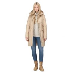 Kurtka Parka Ocieplana Przeciwdeszczowa Damska Romine. Brązowe parki damskie Regatta, l, bez wzorów, z materiału, z kapturem. Za 135.99 zł.
