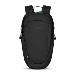Plecak antykradzieżowy Pacsafe ECO Backpack 25L Econyl. Czarne plecaki damskie Pacsafe, bez wzorów, sportowe. Za 875.99 zł.