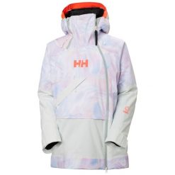 Damska kurtka narciarska Helly Hansen Powchaser Asym. Fioletowe kurtki sportowe damskie Helly Hansen, na zimę, bez wzorów, bez ramiączek, bez kaptura, narciarskie. Za 1,263.50 zł.