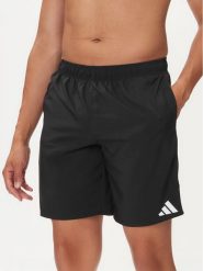 Adidas Szorty kąpielowe JX2666 Czarny Regular Fit. Czarne kąpielówki męskie Adidas, l, bez wzorów, z syntetyku. Za 119.99 zł.