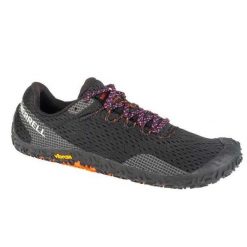 Damskie Buty Do Biegania Vapor Glove 6. Czarne obuwie trekkingowe damskie Merrell, bez zapięcia. Za 594.99 zł.