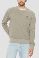 AERONAUTICA MILITARE Beżowa męska bluza Vintage Effect, Rozmiar XL. Brązowe bluzy męskie Aeronautica Militare, m, bez wzorów, z bawełny, vintage, bez ramiączek, bez kaptura. W wyprzedaży za 456.99 zł.