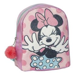 Plecak Casual Minnie Mouse Różowy. Czerwone plecaki męskie MINI MOUSE, bez wzorów, biznesowe. Za 83.90 zł.