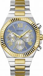 Zegarek męski Guess GW0703G3 srebrny. Szare zegarki męskie Guess, z aplikacjami, srebrne. Za 1,511.39 zł.