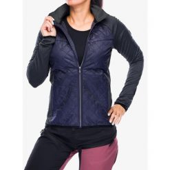 Kurtka hybrydowa damska Hannah Elsa. Niebieskie kurtki sportowe damskie Hannah, na zimę, m, bez wzorów, bez ramiączek, bez kaptura, narciarskie. Za 156.99 zł.