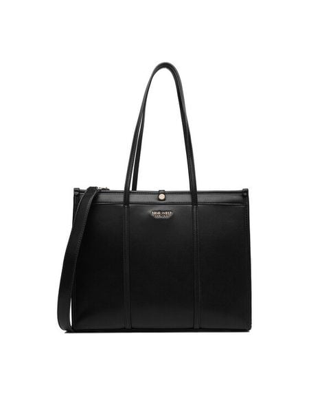 Nine West Torebka EO-Dalia-LDA8452 Czarny. Czarne shopperki damskie Nine West, bez wzorów, z materiału, bez dodatków. Za 166.99 zł.