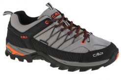 Buty trekkingowe męskie, CMP Rigel Low. Brązowe trekkingi męskie CMP, z materiału, przed kostkę, bez zapięcia. Za 429.99 zł.