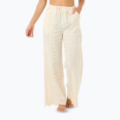 Spodnie damskie Rip Curl San Carlos La Joya. Brązowe spodnie dresowe damskie RIPCURL, bez wzorów, sportowe, długie. Za 239.99 zł.