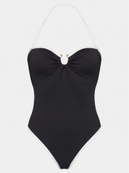Seafolly Strój kąpielowy 11124-072 Czarny. Czarne stroje kąpielowe damskie Seafolly, bez wzorów, z syntetyku. Za 359.99 zł.