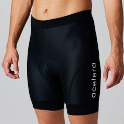 Kurtka kolarska Thermo Fleece wiatroszczelna i wodoodporna. Czarne kurtki męskie ACELERA, na jesień, l, bez wzorów, z jersey, bez kaptura, rowerowe. Za 169.99 zł.
