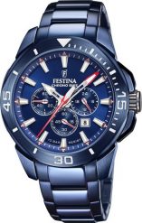 Zegarek Festina Męski F20643-1 niebieski. Niebieskie zegarki męskie Festina, bez wzorów. Za 998.99 zł.