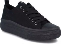 Lee Cooper Trampki Lee Cooper LCW-23-44-1624L czarny niskie tenisówki damskie 37. Czarne trampki i tenisówki damskie Lee Cooper, bez wzorów, bez zapięcia. Za 98.18 zł.