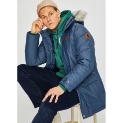 Columbia - Kurtka Timberline Ridge. Niebieskie kurtki męskie Columbia, m, bez wzorów, z materiału, z kapturem. W wyprzedaży za 569.90 zł.