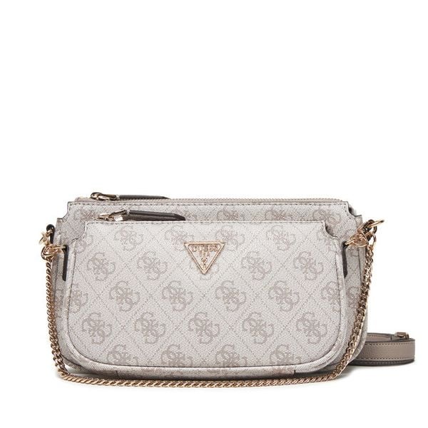 Torebka Guess. Brązowe listonoszki damskie Guess, z aplikacjami, bez dodatków. Za 539.99 zł.