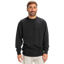 Bluza z okrągłym dekoltem dla Mężczyzn SALT WATER Czarny. Czarne bluzy męskie Quiksilver, m, bez wzorów, z bawełny, casualowe, bez ramiączek, bez kaptura. Za 249.99 zł.