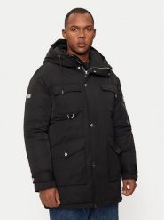 KARL LAGERFELD Parka 455003 544515 Czarny Regular Fit. Czarne parki męskie KARL LAGERFELD, m, bez wzorów, z syntetyku, bez kołnierzyka, bez kaptura. Za 1,979.00 zł.